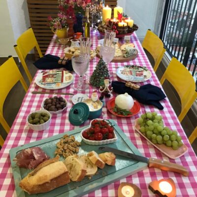 Uma mesa de Natal diferente