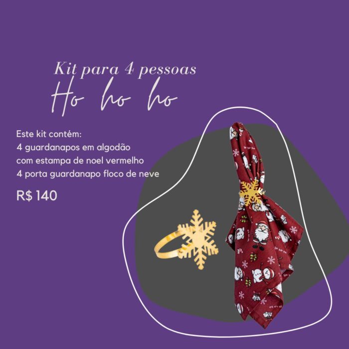 Kits de presente da Lojinha