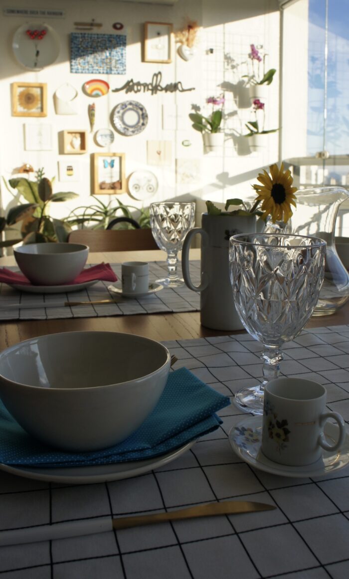 Uma mesa que conta história