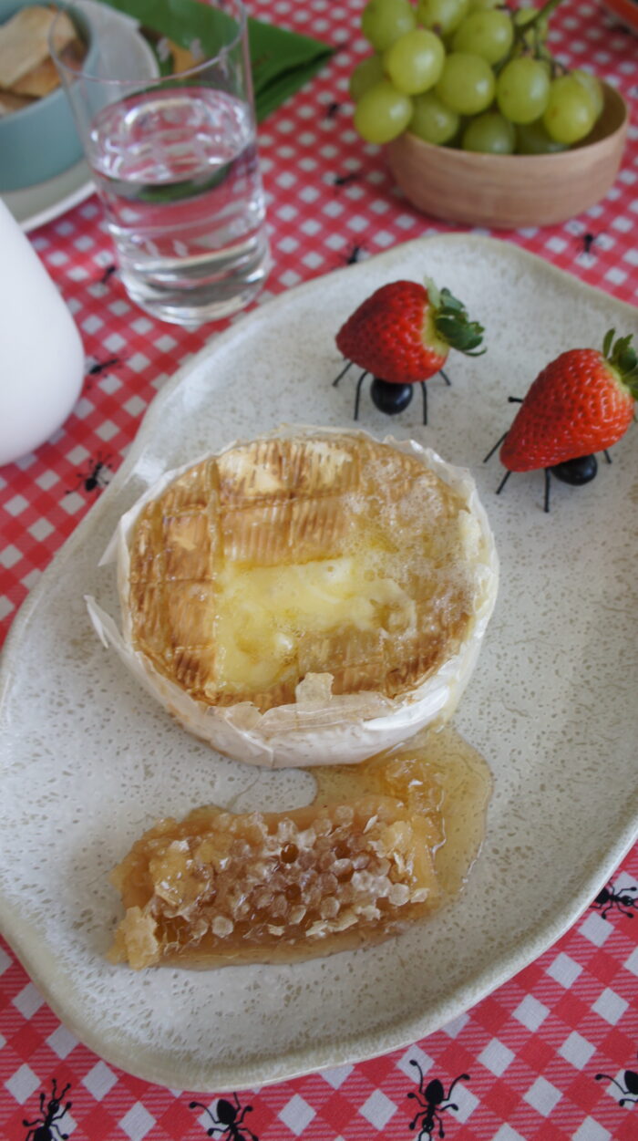 Brunch colorido em casa