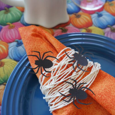 Halloween da Caubi: teia de aranha