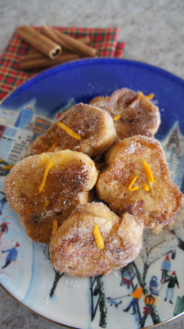 Rabanada com laranja