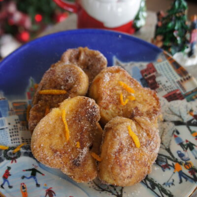 Rabanada com laranja