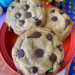 Cookies com gotas de chocolate garoto